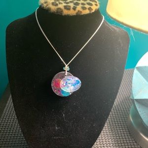 Handcrafted resin necklace
